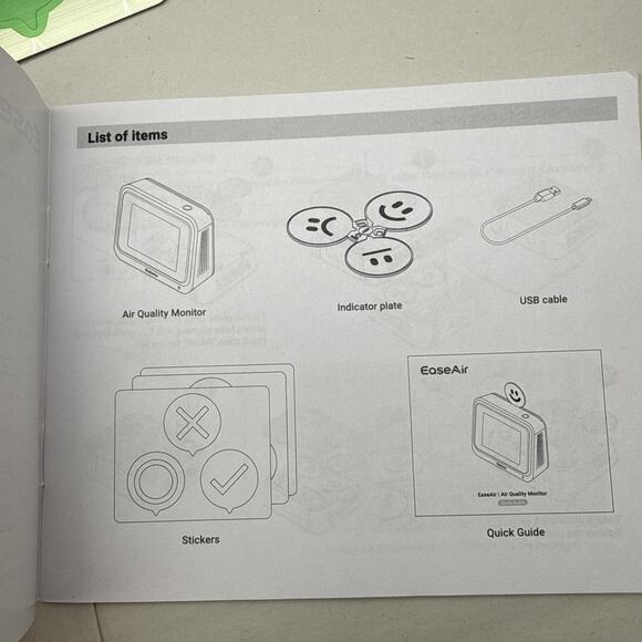 EaseAir Indoor Air Quality Monitor – CO2, PM2.5, TVOC, Temp/Humidity *READ... - Picture 4 of 16
